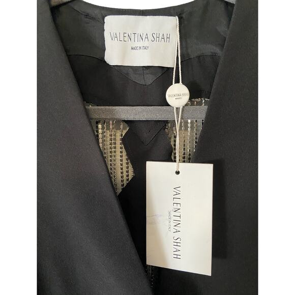 Valentina Shah Western Cowboy Dixie Dress Heart Rhinestones Fringe Blazer Size 6 - Picture 9 of 15